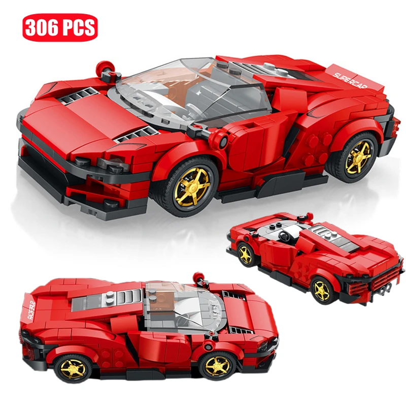 

2022 1:24 Daytona SP3 Sports Car Model Building Blocks City Speed Technical Supercar Racing Vehicle Bricks DIY Toys For Children