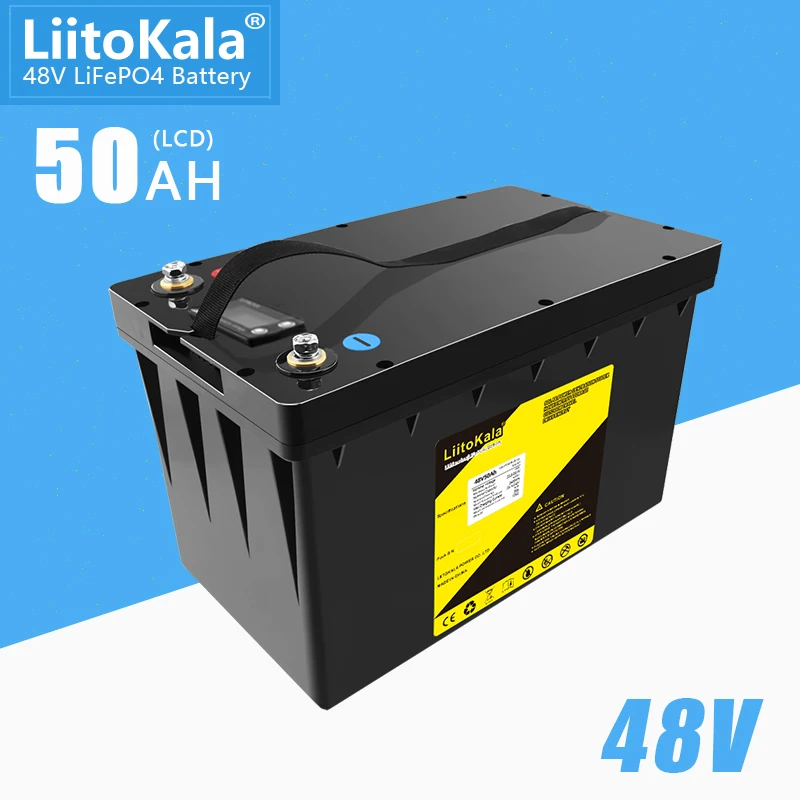 LiitoKala 48V 30-50Ah LiFePO4 аккумулятор