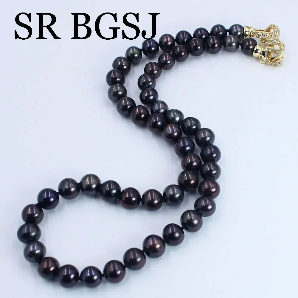 8-9 мм AAA модные ювелирные изделия свадебное ожерелье из натурального