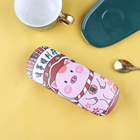 chinese auspicious words good wishes foldable sunglasses case women spectacle case reading glasses box eyewear protective covers