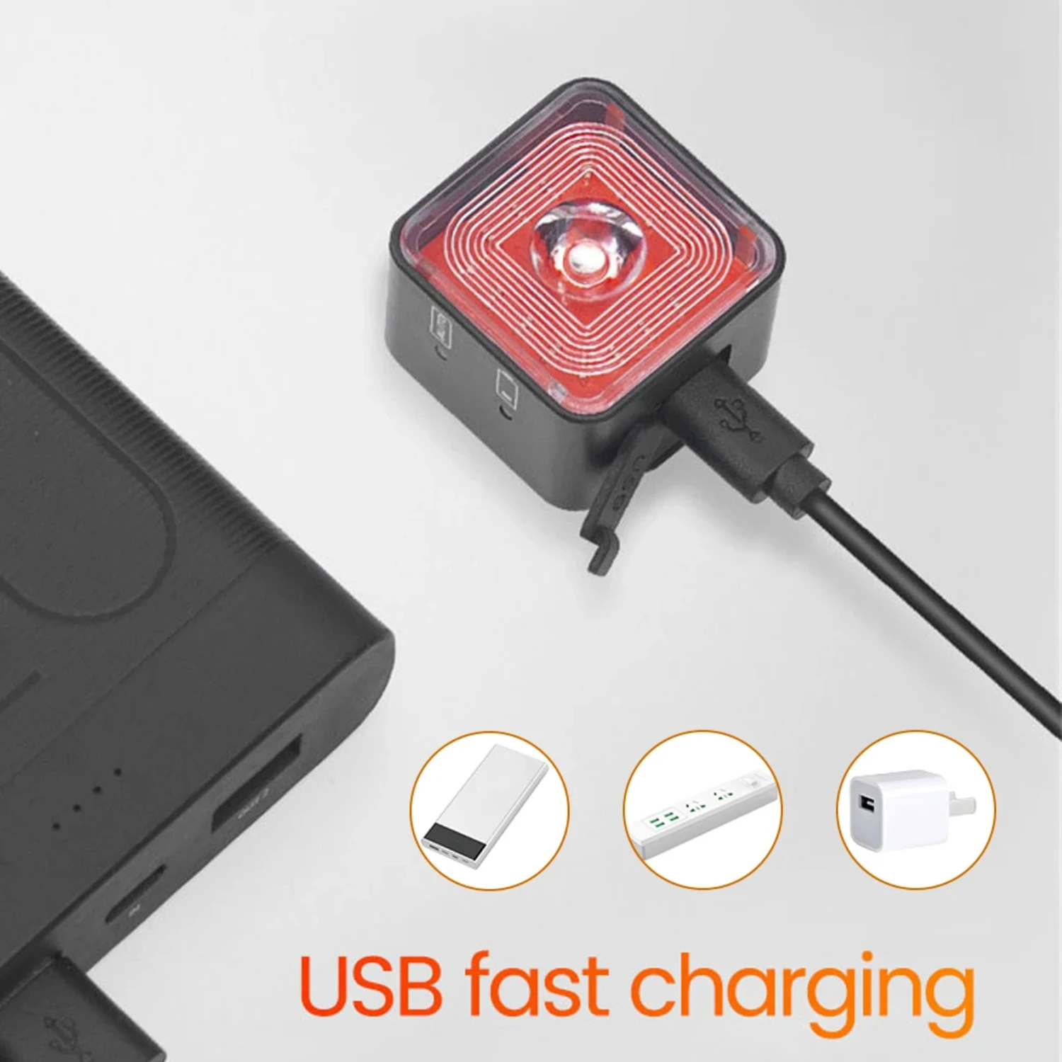 WT06 велосипедный фонарь задний USB перезаряжаемый передние фонари задние