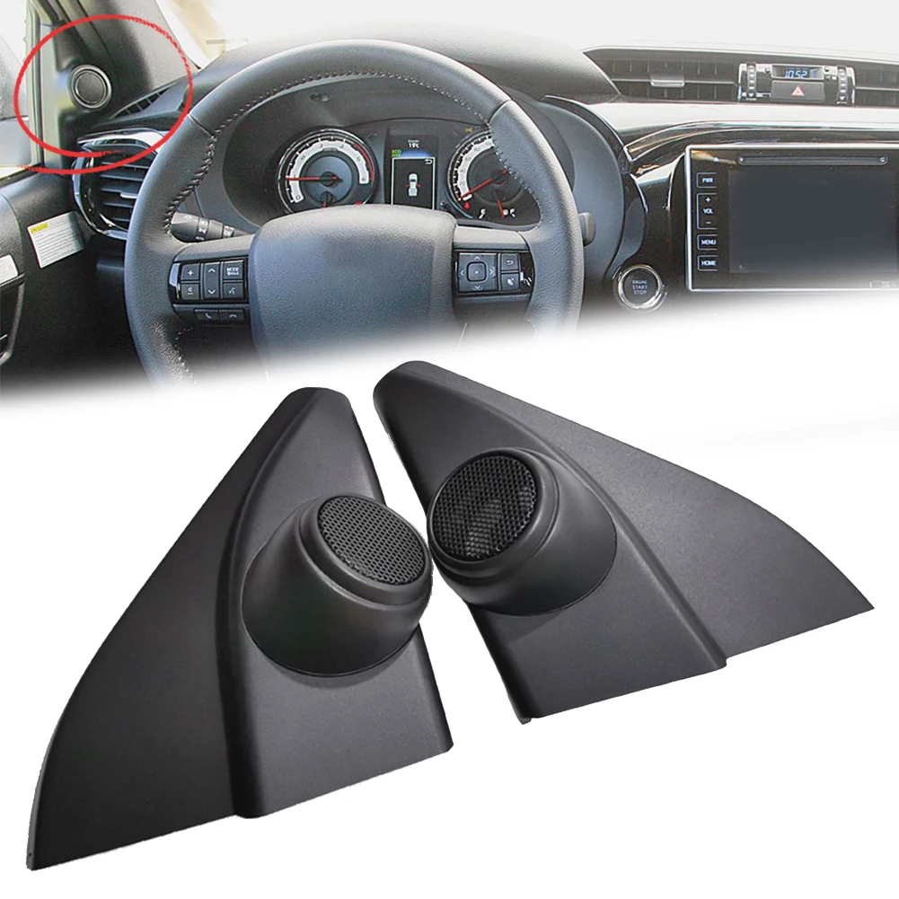 2 шт. автомобильная крышка динамика на стойку A для Toyota Hilux Fortuner 2016-2020 крепления