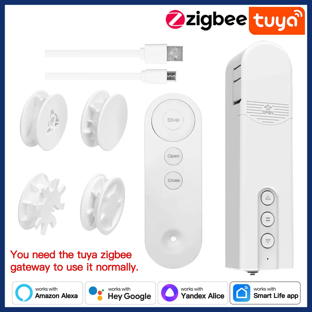 

Моторизованный ролик TNCE Tuya Chain, двигатель привода жалюзи WIFI Zigbee, приложение Smart life, голос Алисы Alexa Google home