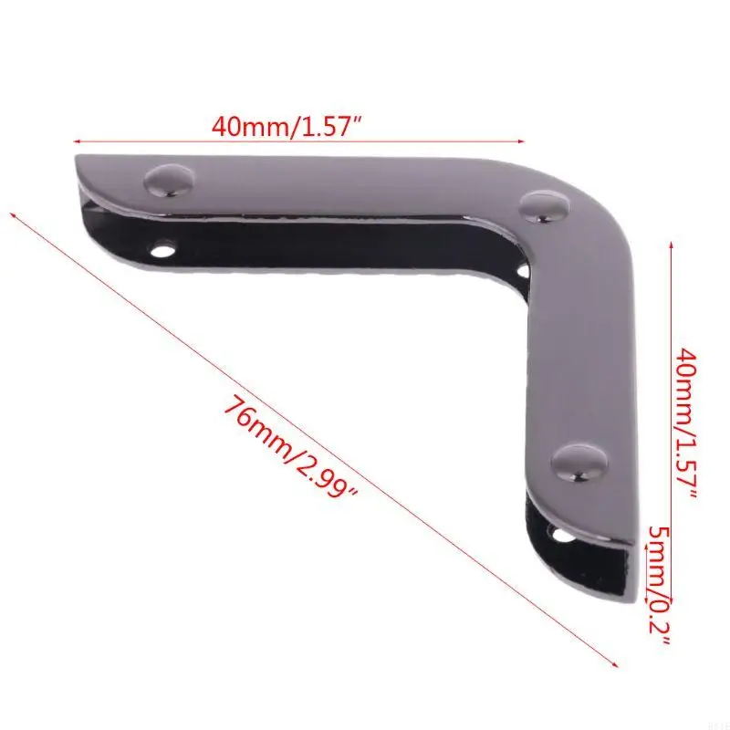 581e 2pcs металлическая сумочка угловой защитный охрана