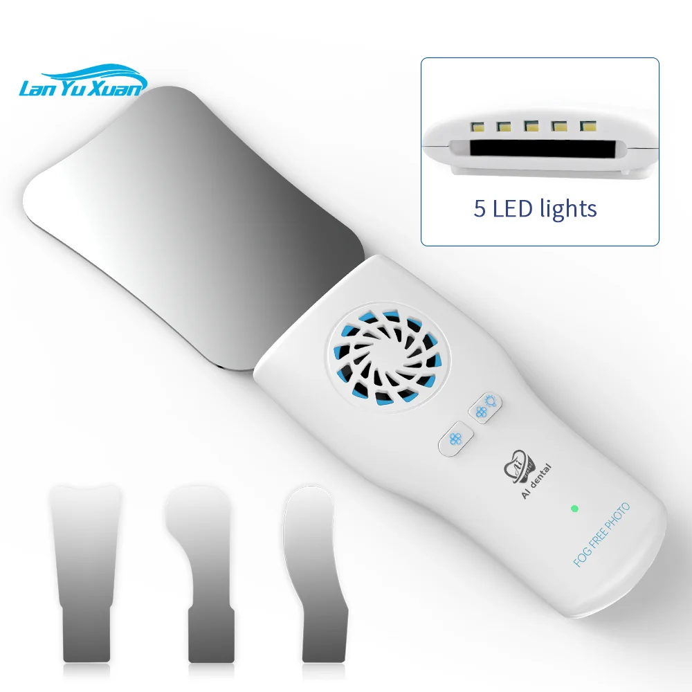

supplies rechargeable fog free photo auto defogging mirror medical instrument kits with LED FF-PT