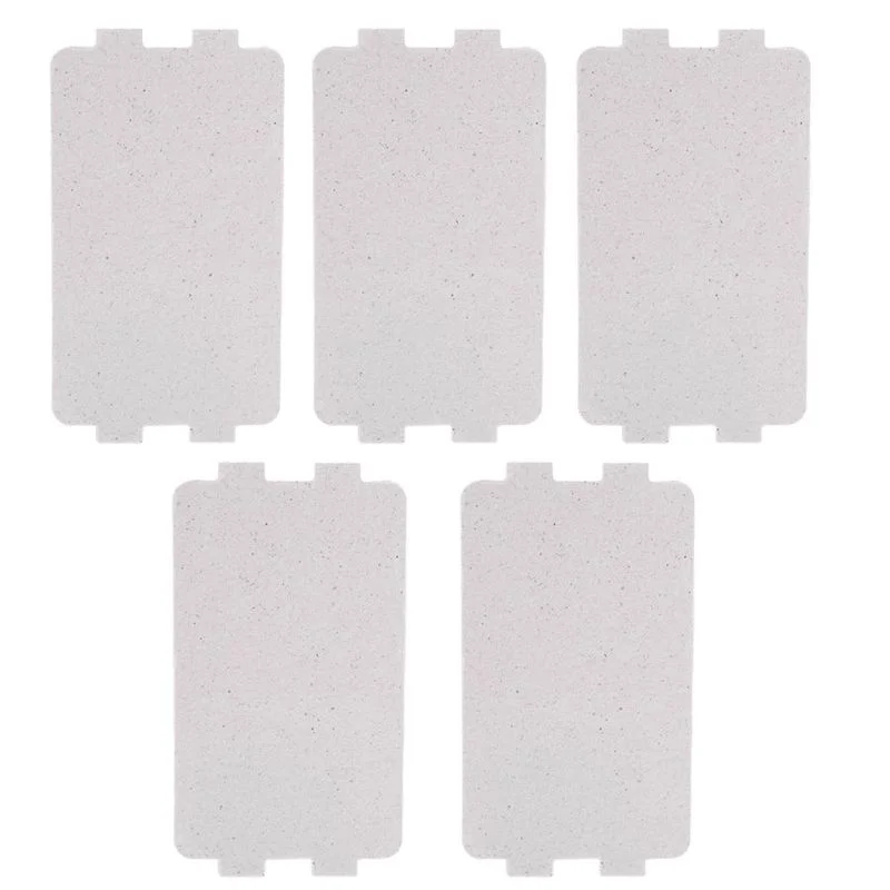 

5PCS Microwave Oven Mica Plate Sheet 6.5x11.5cm Replacement Part for Midea MM721NH1-PW/NG1PW/M1-L213B211A for Home Appliances