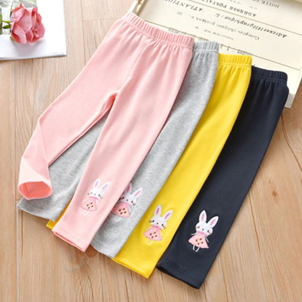 

Cartoon Autumn Baby Trousers Children's Kids Printed Cotton 2022 Style Pants Spring Clothing Korean Girls Leggings