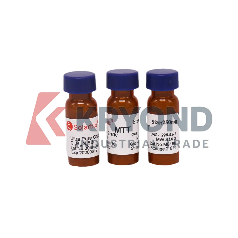 

SOLARBIO MTT Hiazolyl Blue для оценки жестокости ячейки и тестирования цитотоксичности в лабораторных применении Оригинальный продукт