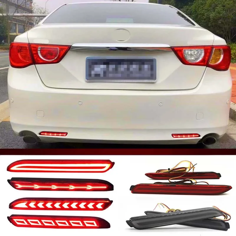 

1Pair For Toyota RAV4 Camry Reiz WISH SIENNA Innova Lexus ISF GX470 RX300 5630 LED Car Rear Bumper Reflector Tail Brake Light