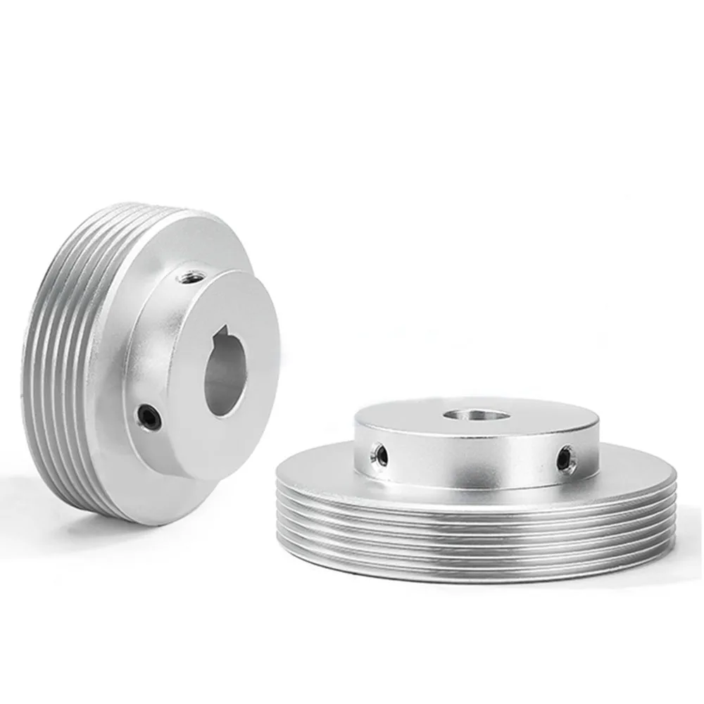 Мульти-клин шкив для ремня PJ 6 ячеек вал двигателя пиковых пазов шкивы зубчатого