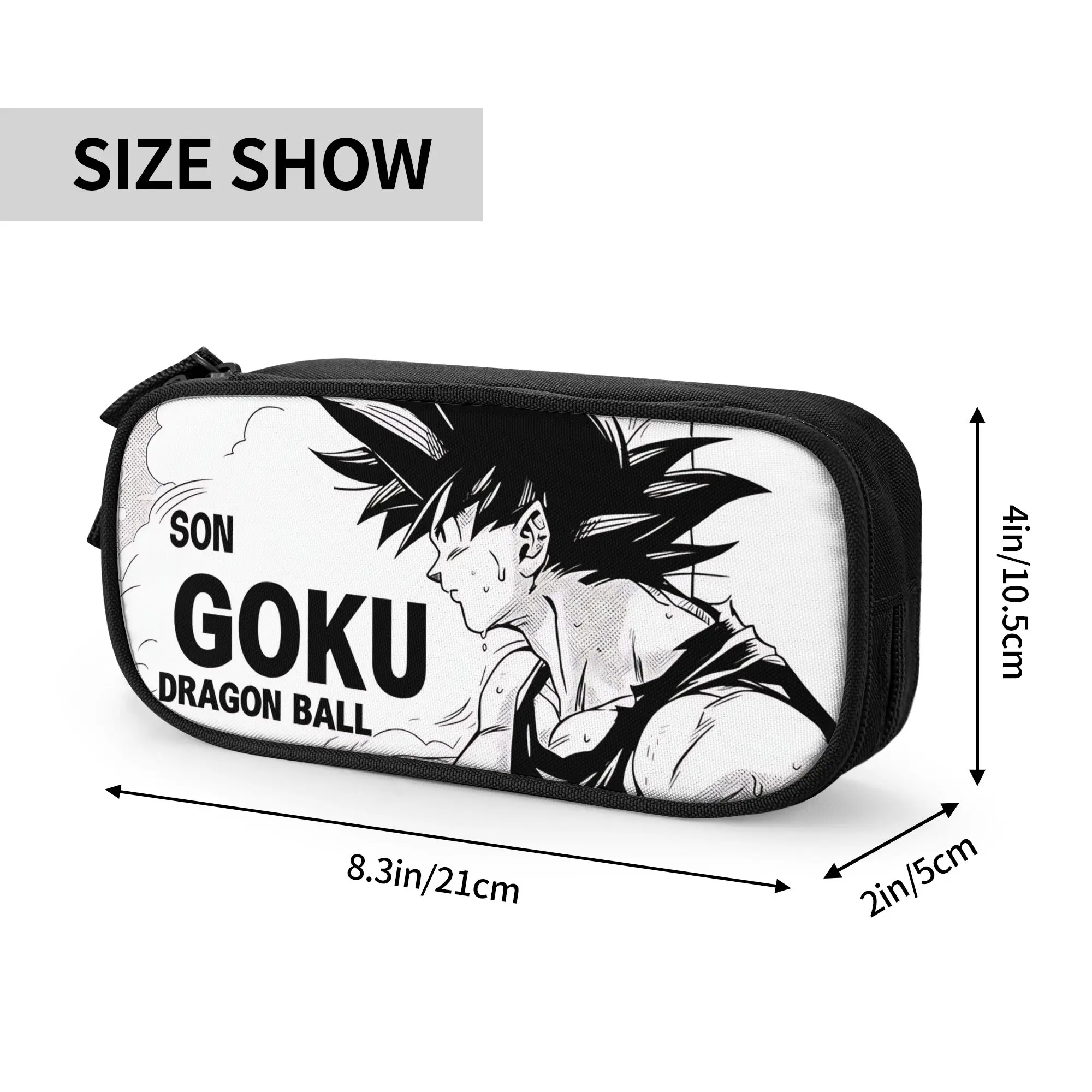 Фото Детские школьные пеналы с Гоку из Dragon Ball Z, большой вместимости, для мальчиков и девочек №2