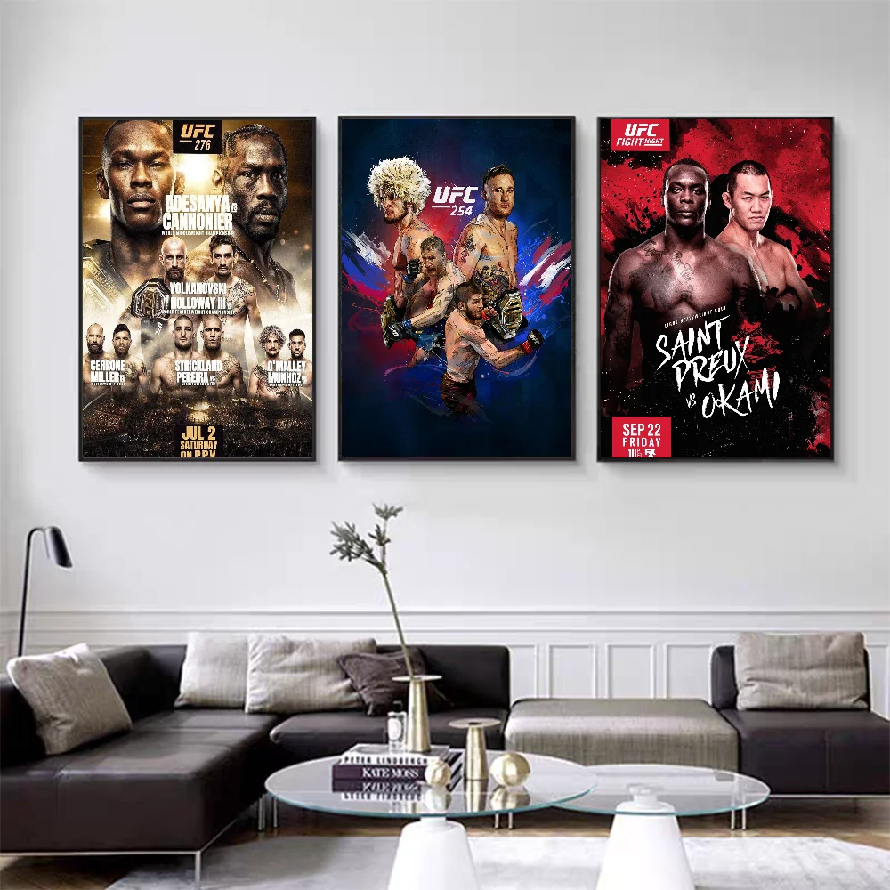 Высокое качество цифровая печать U-Ultimate F-Fighting C-Championship UFC плакат классический