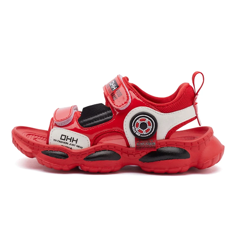 

Summer Kids Sandals Fashion Sandalias Children Shoes Non-slip Soft Bottom Leather Boys Sandals for Children boy