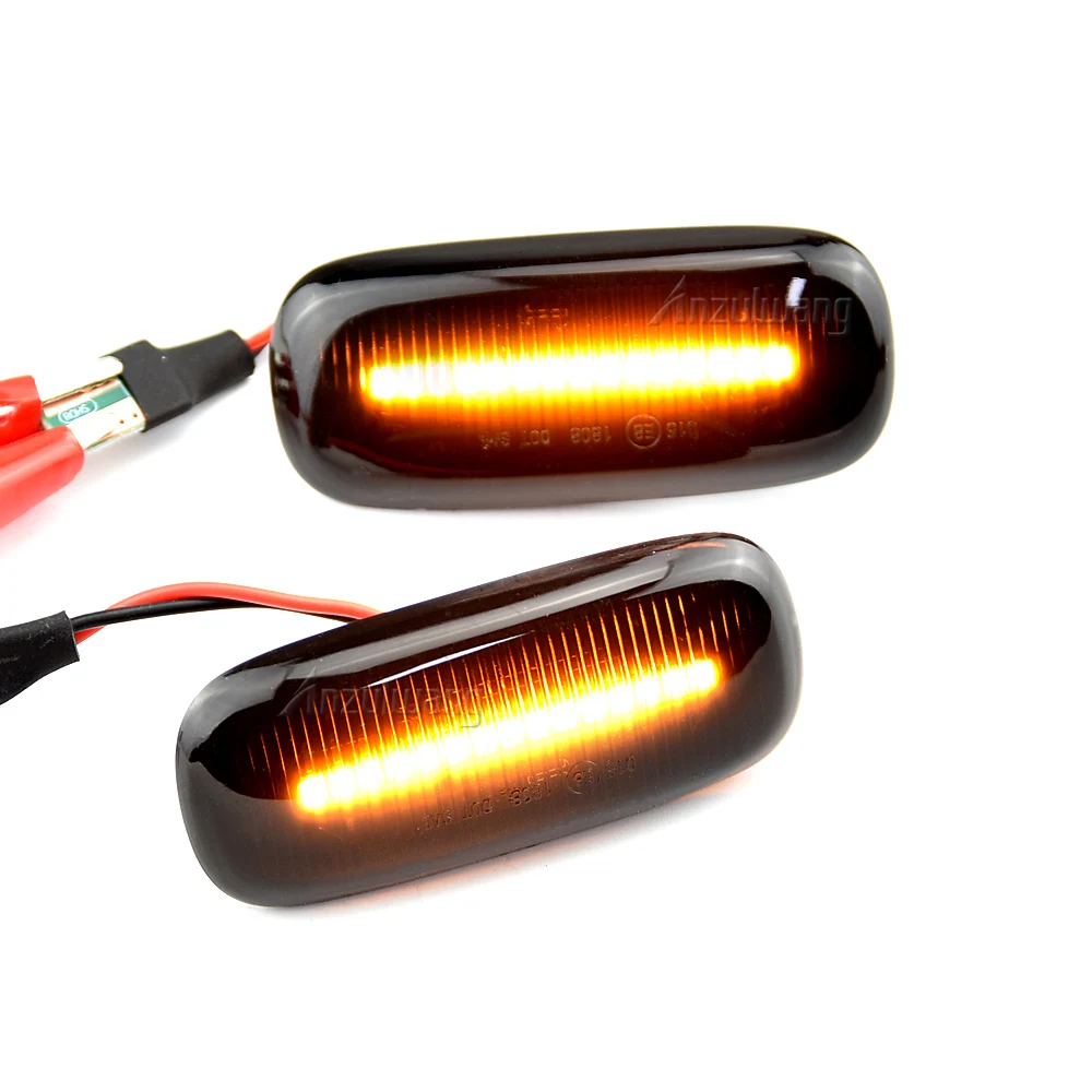 Динамический мигающий светодиодный боковой указатель поворота для Audi A3 S3 8L A4 B5 A8