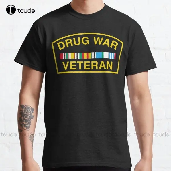 

Drug War Veteran T-Shirt Classic T-Shirt Custom Aldult Teen Unisex Digital Printing Tee Shirt Fashion Funny New Xs-5Xl