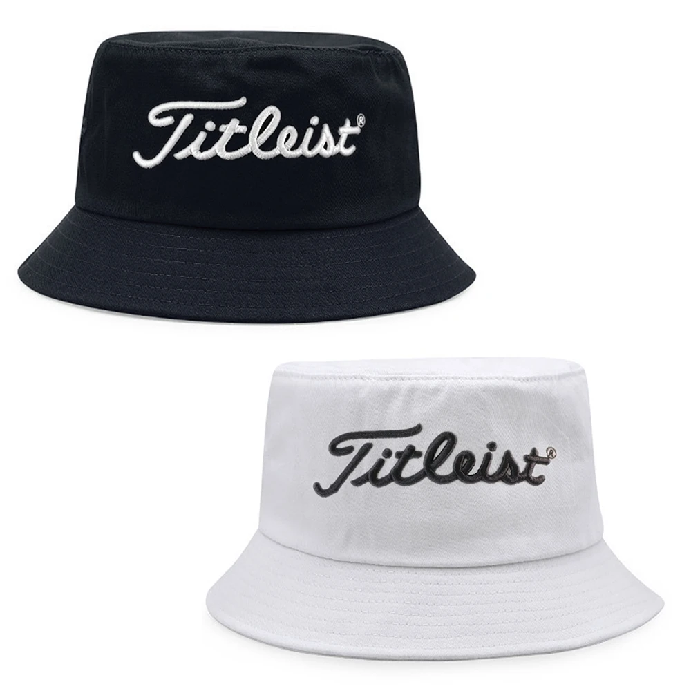 

New Golf Hat Outdoor Women Men Breathable Shade Bucket Hat Simple Sports Cap