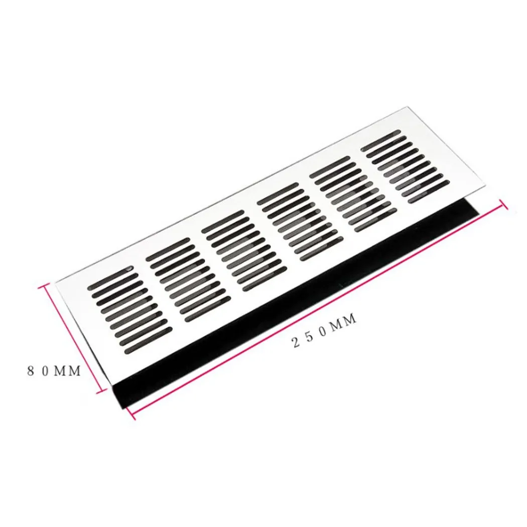 

80*150-400mm Ventilation Grille Bathroom Doors Computer Cabinets Cover
