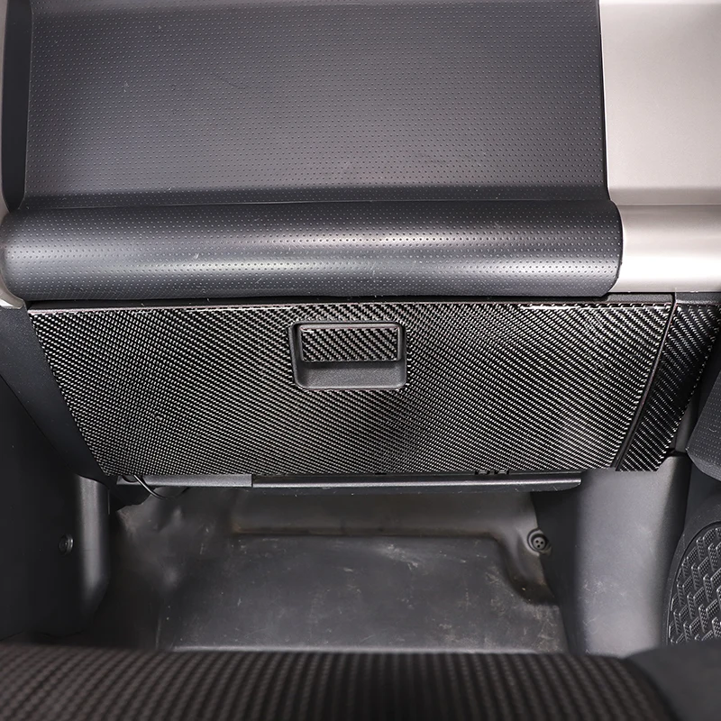 

Для Toyota FJ Cruiser 2007-2021, мягкий карбоновый автомобильный копилот Fibr, отсек для хранения, панель, крышка, отделка, наклейка, автомобильные аксессуары