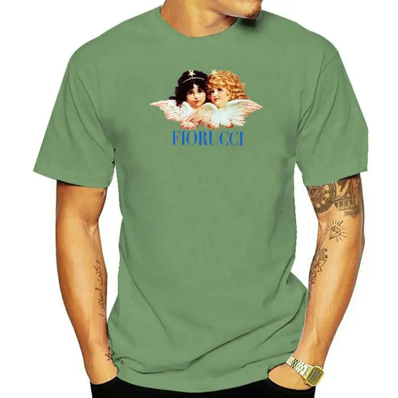 

Fiorucci Angels T Shirt New cotton T-shirt men round neck short-sleeved casual T-shirt