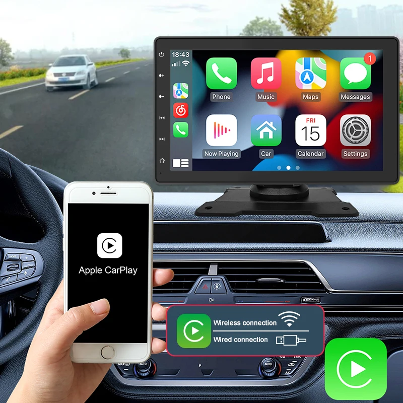 Универсальный автомобильный радиоприемник 2 Din 9 дюймов мультимедийный