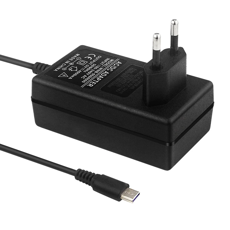 Jetson Nano 5V 4A Питание Тип C DC Вход 100-240V CE адаптер источника питания США штекер USB