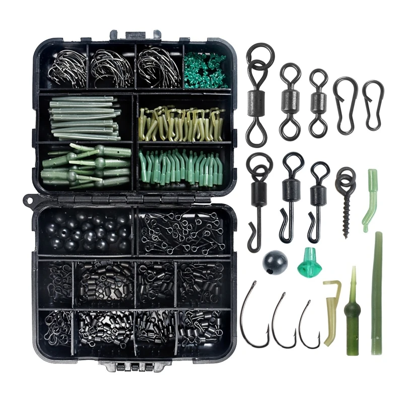

2022 New 420Pcs Freshwater Saltwater Fishing Gear Set Fishing Jigs Tackle Accessories Kit