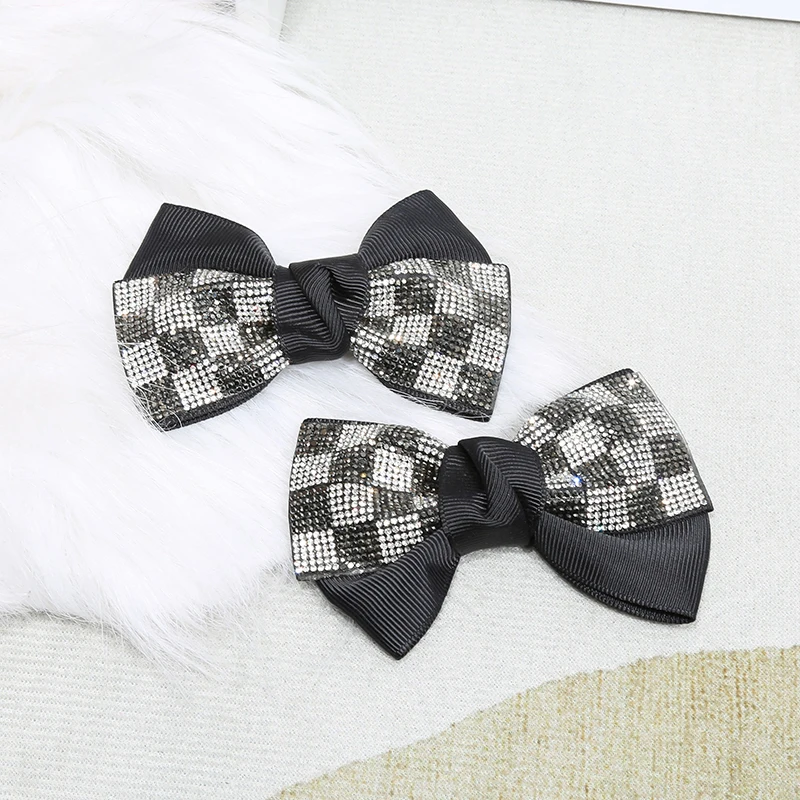 Bow Rhinestones Decorative Shoes Flowers Handmade DIY Self-adhesive High Heel Buckle Single Shoes Wedding Shoes Accessories