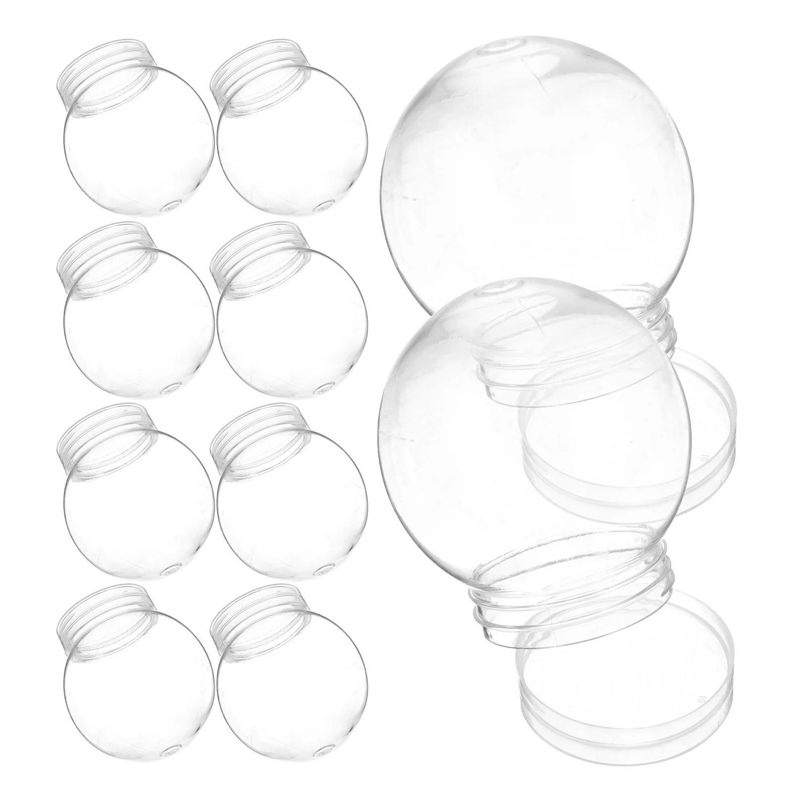 10 шт. детская пластиковая мини-гирлянда с рисунком снежного шара