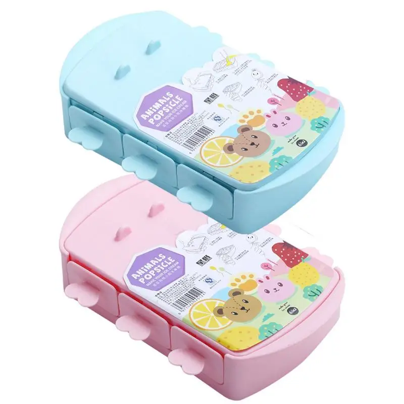 

Silicone Ice Cream Mold Homemade Cute Ice Cream Tray Mold Dessert Freezer Popsicle Maker Mold Ice Cream Maker For Party Yogurt