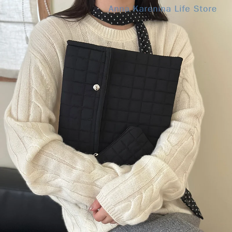 Женская хлопковая сумка для ноутбука Macbook iPad Pro Lenovo DELL HP Girl защитный чехол