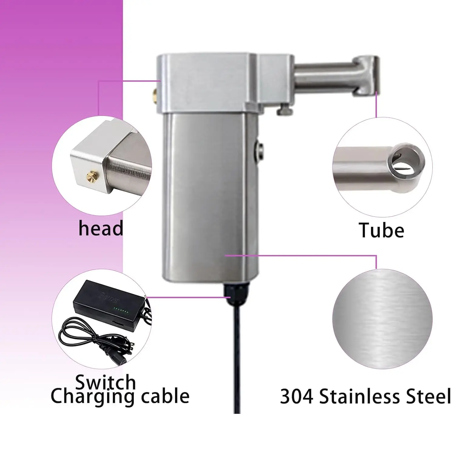 Портативные электрические мини-дреды из нержавеющей стали аппарат для