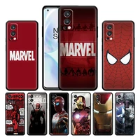 marvel avengers hero for oneplus nord 2 ce 5g 9 9pro 8t 7 7ro 6 6t 5t pro plus silicone soft tpu black phone case cover coque