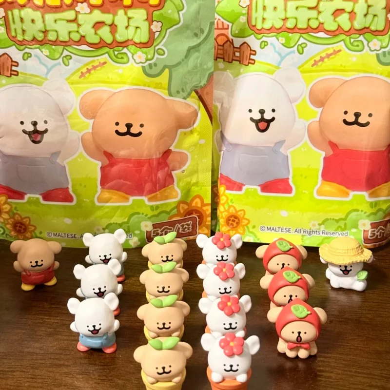 Оригинальная мини-фигурка-сюрприз Suplay Maltese Puppy Party Dream Series в слепом пакете, милая коллекционная фигурка, коробка-сюрприз, настольное украшение, модель, подарок (art.: 3920dbcd1e22c) - 3920dbcd1e22c