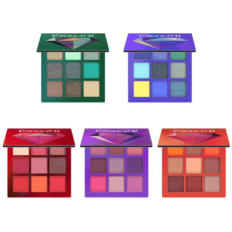 

9 Color Matte Eyeshadow Palette Lasting Nude Shimmer Makeup Eye Shadow For Eyes Beauty Cosmetic