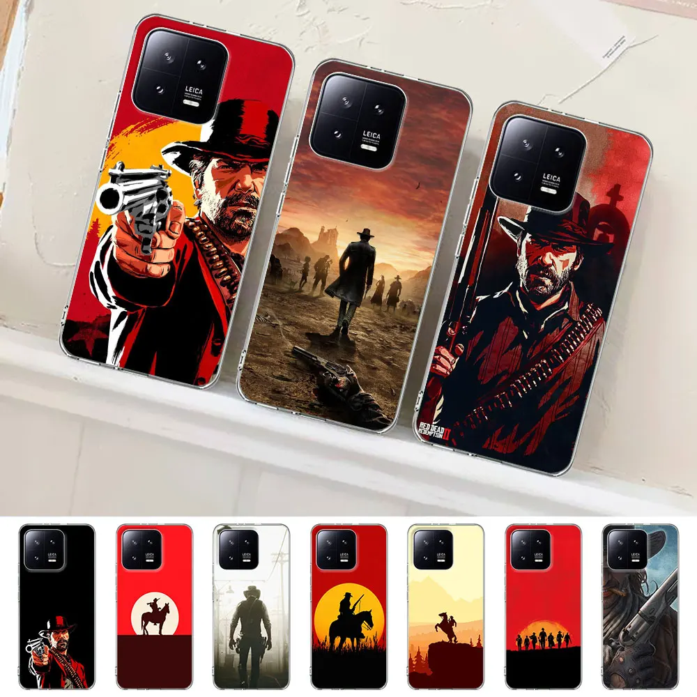 

Western Fistful Case for Xiaomi Mi 13 11T 11 Ultra Note 10 9T 10T Pro 12 9 A2 8 Lite 11i 12T Transparent TPU Phone Cover