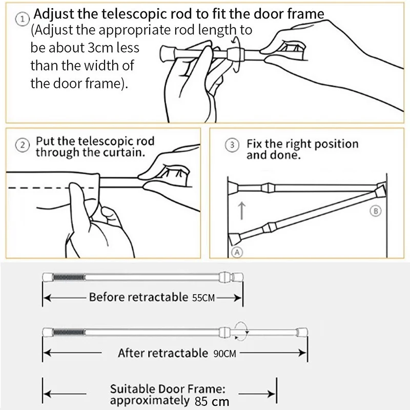 Японская полузанавеска занавеска для двери разделительная ванной комнаты
