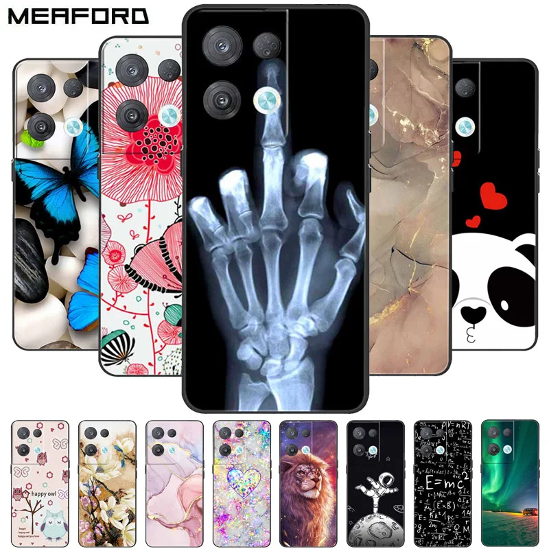 

For OPPO Reno 8 Pro 5G Case Fashion Soft TPU Silicone Phone Case For OPPO Reno8 Pro + Plus Back Cover Funda Coque Reno 8 Pro