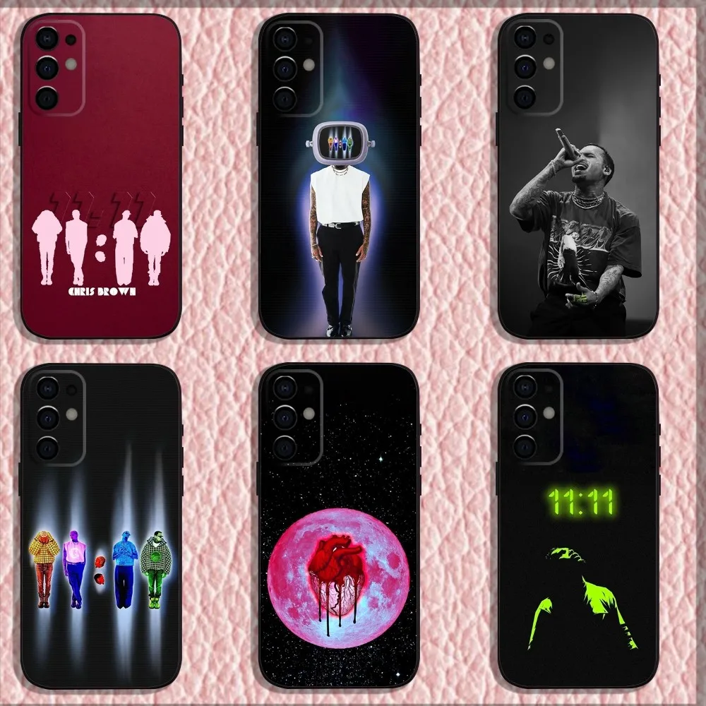 C-Крис B-коричневый Американский чехол для телефона Rapper Samsung S24 S21 S22 S23 S30 Ultra S20 Plus Fe