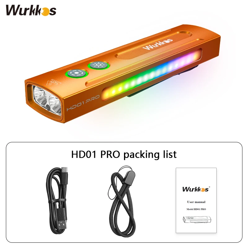 

Wurkkos HD01 PRO многофункциональный фонарик
