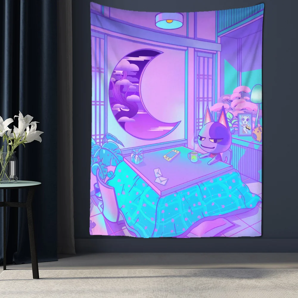 

декор комнаты Комиксы Kawaii декор для комнат гобелен хиппи Романтический макраме настенный подвесной освежающий для дома украшение для комн...