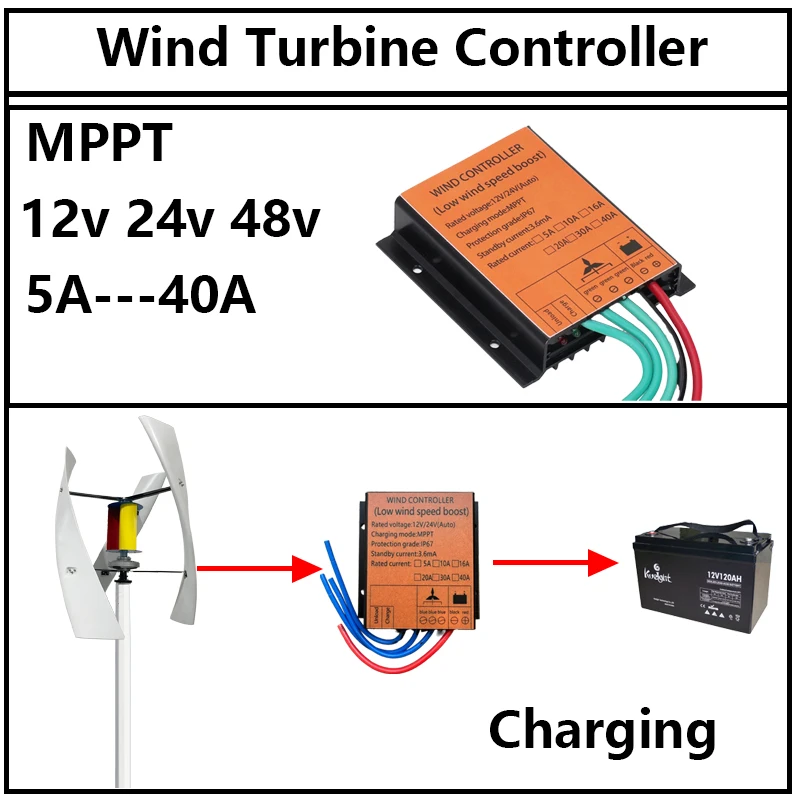 MPPT контроллер заряда ветра NoEnName_Null