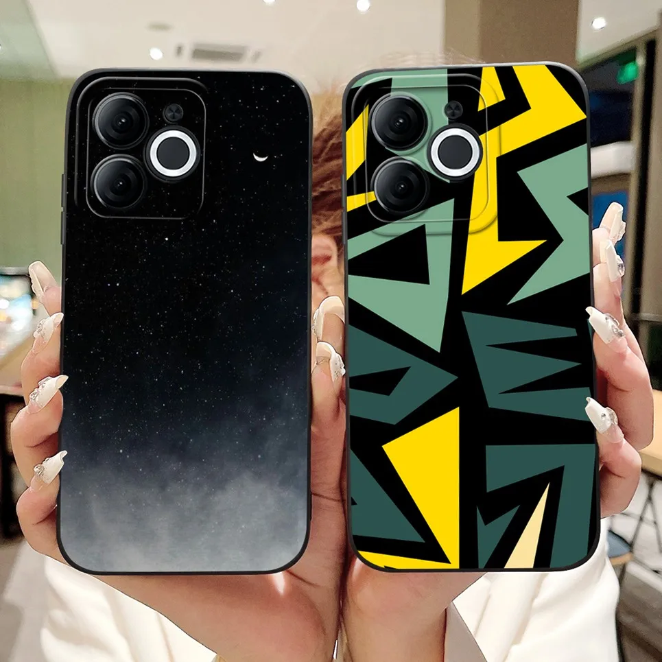 Задняя крышка для Itel A80 A70 A665L чехол телефона мраморный авокадо луна ночь готика