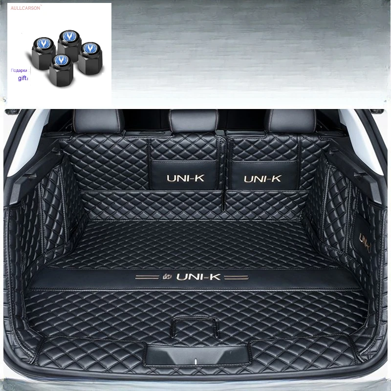 

Коврики для багажника Changan Unik Uni-K 2023 2024 2025, кожаные прочные коврики для багажника, полный охват, аксессуары для интерьера, 6 шт.