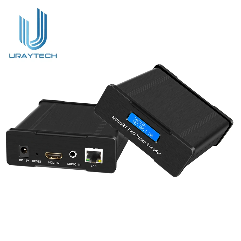 Фото Кодер видео FHD H.265 H.264 HDMI URay HDMI-IP для прямой трансляции с поддержкой SRT №1