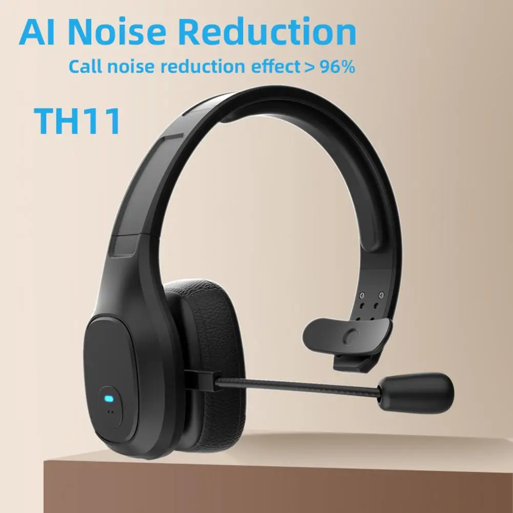 

Wireless Headphones Stereo Surround AI Noise Reduction Extra Phone Call Soft Earmuff Bluetooth-compatible 5.2 Earphone