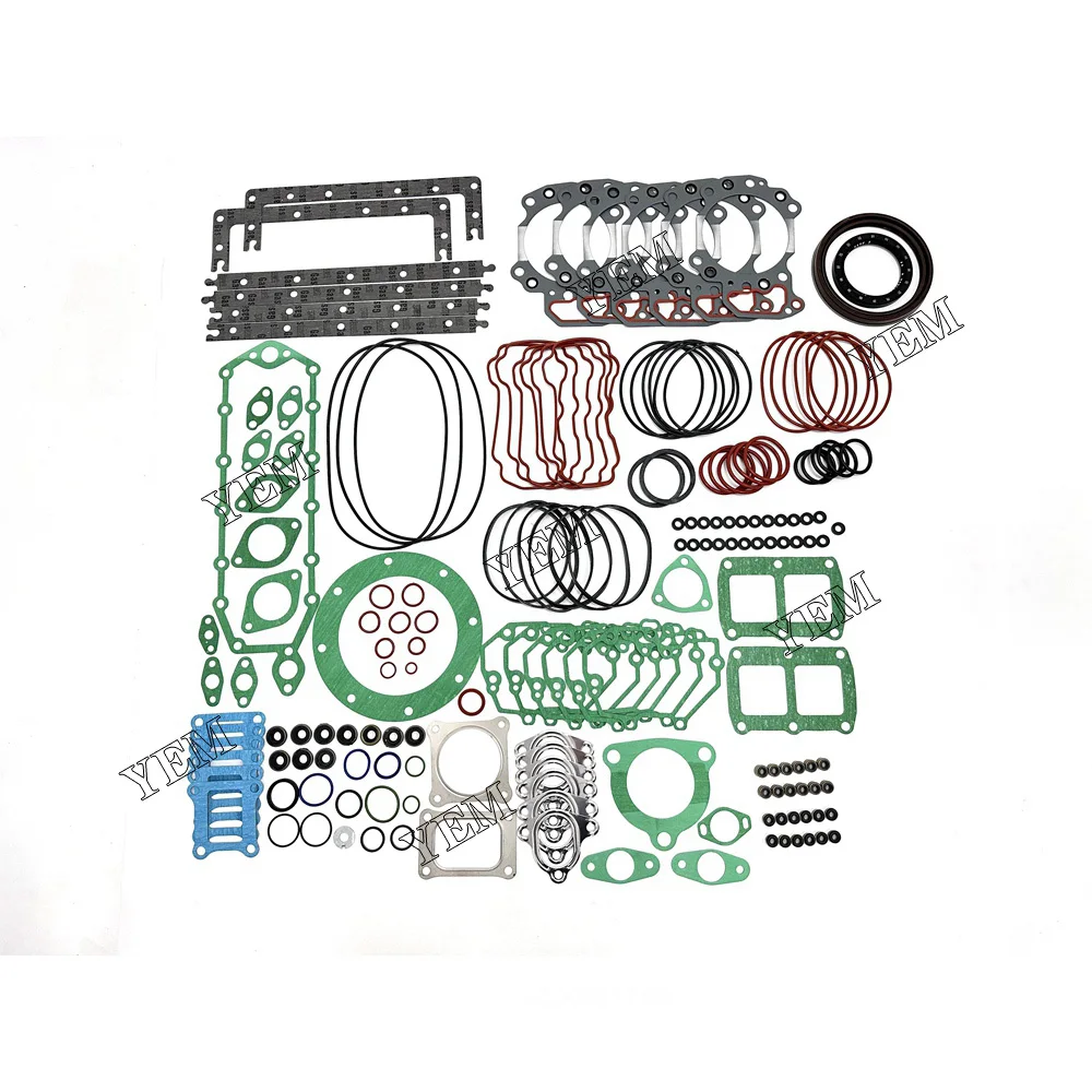6D125 Overhaul Gasket Kit With Head For Komatsu Diesel Engine kit