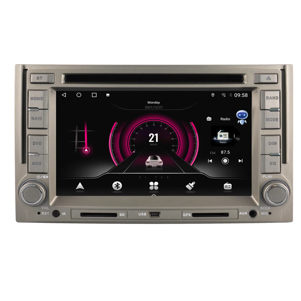 

DSP Carplay Auto Android 12.0 8G+128G Car DVD Player For Hyundai H1 Grand Starex 2007-2012 GPS Map RDS Radio wifi Bluetooth