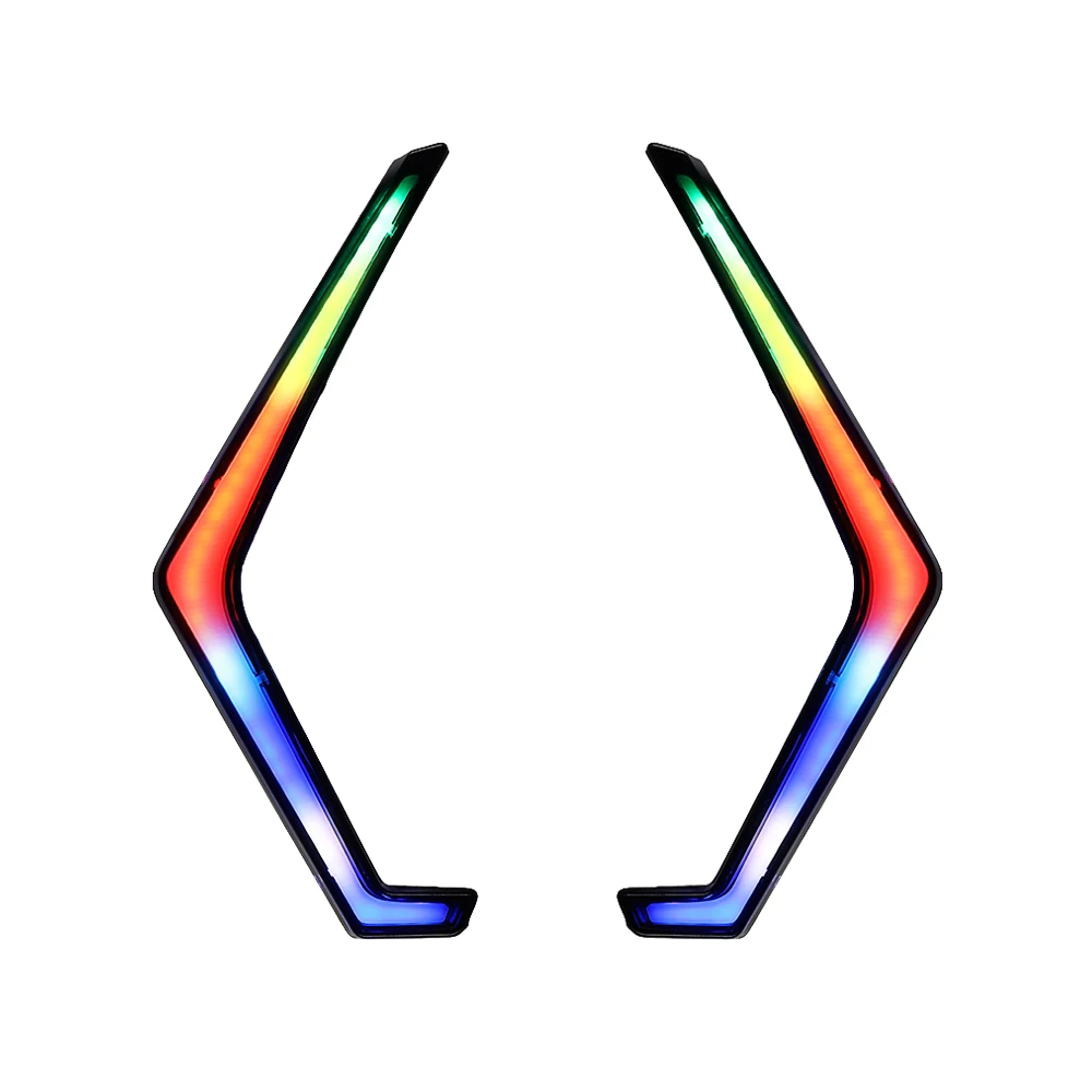 

Turn Signal Fang Lights with Chasing Color for Polaris RZR XP 1000 Turbo 2019 2020 2021 RGB LED Front Accent Light RZR XP 1000