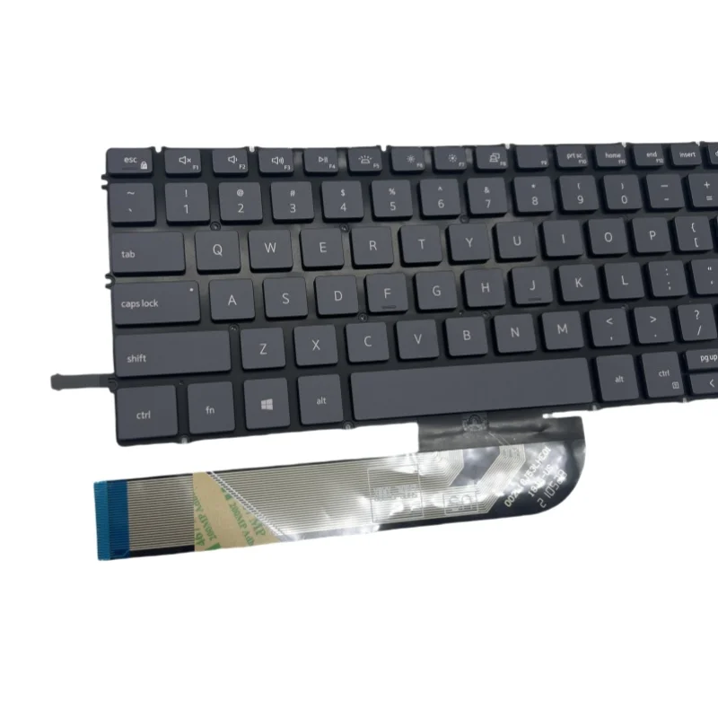 Фото Dell Inspiron 13 5390 5391 7390 7391 14 5493 5498 7490 7491 5490 5494 P42E P83F Latitude 3301 3410 Клавиатура с подсветкой, раскладка BR/US №3