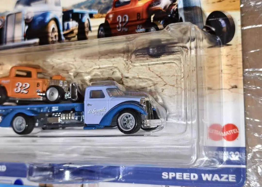 Коллекционные модели автомобилей Hot Wheels Premium Team Transport 32 Ford & Speed Waze, масштаб 164, литые под давлением, FLF56, коллекционные игрушки Car Culture (art.: 3920d4e413f33) - 3920d4e413f33